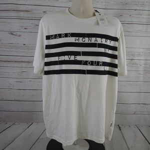 Five Four Mark McNairy Bars NY LA White T-Shirt
